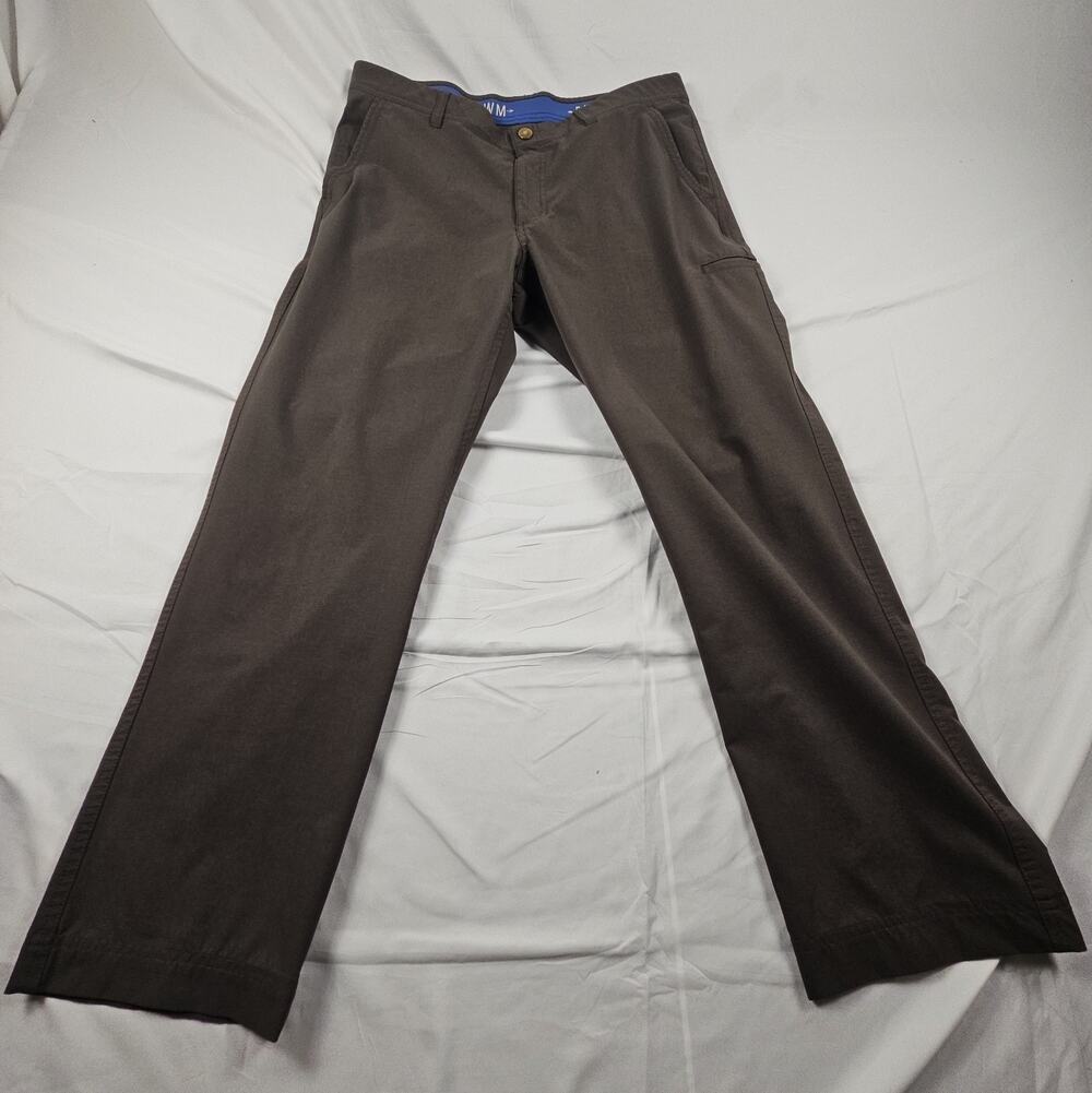 Mens 5 Pocket Performance Tech Chino Pants Charcoal Size 36x30 by ROWM